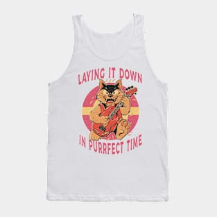 Laying it Down in Purr-fect Time Tank Top